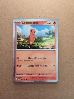 Charmander 007/091 - Cosmos Holo - Paldean Fates Promo - Pokemon TCG - NM - Image 1