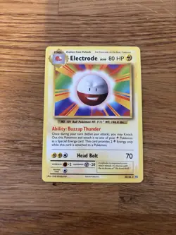 Electrode 40/108 Evolutions Non-Holo Regular Rare Pokemon Card TCG LP - Image 1