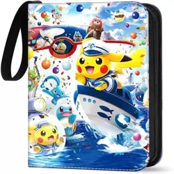For Pokemon Zip Trading Card Packs Binder Folder Holds 900 Cards Album Book Case - Image 2