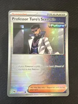 Pokemon Card Professor Turos Scenario 121/131 Poke Ball Prismatic Evolutions LP - Image 1