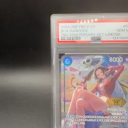 ONE PIECE CARD 2ND ANNIVERSARY BOA HANCOCK SERIAL OP07 051 CHINESE PSA10 - Image 3