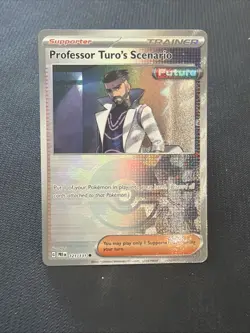 Pokemon Card Professor Turos Scenario 121/131 Poke Ball Prismatic Evolutions LP - Image 1