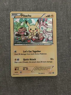 Pokemon Pikachu TCG XY95 Black Star Promo Holo Card Near Mint Condition - Image 1
