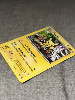 Pokemon Pikachu TCG XY95 Black Star Promo Holo Card Near Mint Condition - Image 3