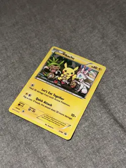 Pokemon Pikachu TCG XY95 Black Star Promo Holo Card Near Mint Condition - Image 4