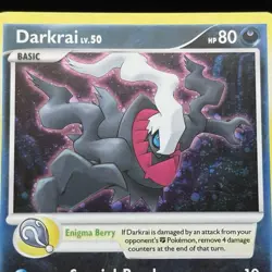 Pokemon Card - Darkrai - DP24 - Diamond and Pearl Promo Holo 2008 LP - Image 2