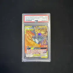 Pokemon TCG Hidden Fates Moltres & Zapdos & Articuno GX 44/68 PSA 10 Gem Mint - Image 1