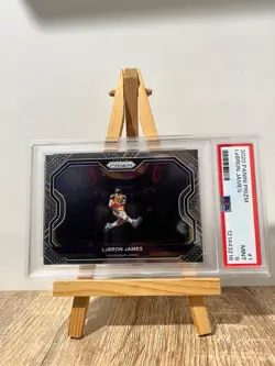 LEBRON JAMES 2020-21 Prizm #1 Kobe Tribute Dunk PSA 9 LA LAKERS - Image 1