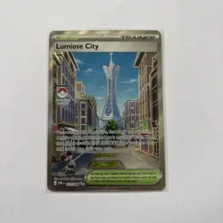Lumiose City 111/088 Pokemon TCG Perfect Order Full Art Trainer Stadium NM - Image 1