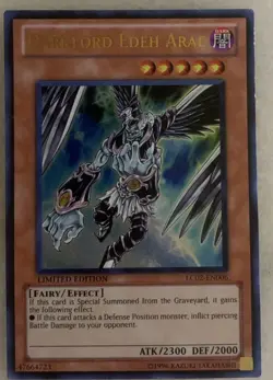 Yu-Gi-Oh! Darklord Edeh Arae LC02-EN006 Limited Ultra Rare LP - Image 1