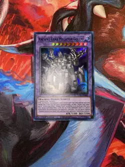 Yugioh! Ancient Gear Megaton Golem LDS1-EN088 Blue Ultra Rare 1st Near Mint - Image 1