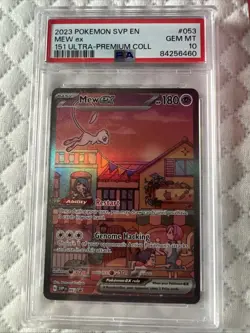 2023 Pokemon Mew ex Ultra-Premium Collection Card #053 PSA 10 - Image 2