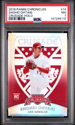 2018 Panini Chronicles - Crusade Shohei Ohtani #14 Holo Prizm (RC) - Image 1