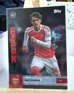 Max Dowman RC Card Topps Arsenal Team Set 2025/2026 Base Halo Variation - Image 1