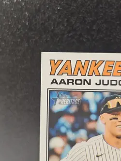 2026 Topps Heritage AARON JUDGE “All Star Icon” Variation SSP YANKEES #10 🔥🔥 - Image 2