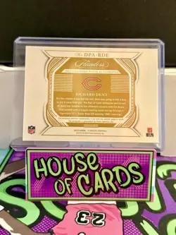 2023 Flawless Richard Dent Blue PARALLEL PATCH AUTO #'d /10 Chicago Bears Nasty - Image 2
