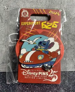Stitch Experiment 626 Spaceship Pin – 626 Day 2025 Limited Edition 1850 SOLD OUT - Image 1