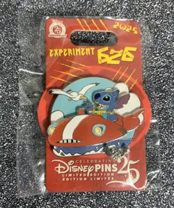 Stitch Experiment 626 Spaceship Pin – 626 Day 2025 Limited Edition 1850 SOLD OUT - Image 2