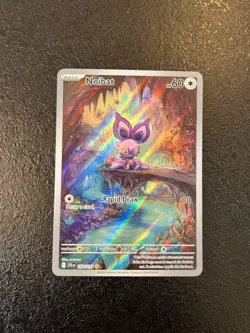 Pokemon TCG Journey Together Noibat Card 169/159 Illustration Rare - Image 1