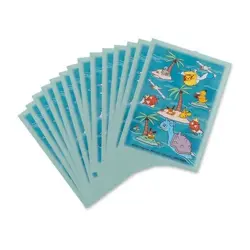 New Sealed Sunny Sea Card Sleeves Pokemon Center 65 Ct Sleeves - Image 1