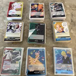 One Piece Lot Of 350! Complete Your Sets! Op-15! Adventure On Kami’s Island! - Image 1