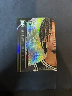2024-25 Panini Totally Certified Portraits Stephon Castle #18 Mirror (RC) - Image 1