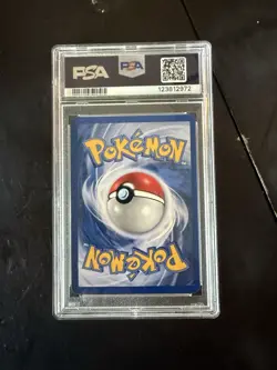 Pokemon Chansey Holo Rare TCG Card 3/130 Base Set 2 PSA 7NM Near Mint - Image 2