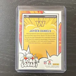 Panini 2024 Donruss Bomb Squad Rookie Jayden Daniels Commanders #29 - Image 2