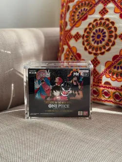 One Piece Booster Box Acrylic Case: OP04 - OP13 - Premium Magnetic UV Resistant - Image 1