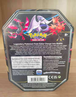 Crown Zenith Galarian Zapdos Small Tin - Pokemon TCG - [Sealed] - Image 3