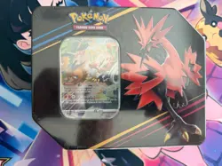 POKEMON TCG CROWN ZENITH TIN [GALARIAN ZAPDOS] FACTORY SEALED.. 820650851940 - Image 1
