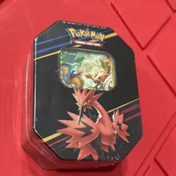 Pokemon TCG Crown Zenith Tin Galarian Zapdos Sword & Shield - New Factory Sealed - Image 1