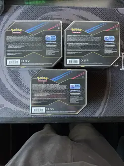 Pokemon TCG: Crown Zenith Tin Set of 3 - Galarian Articuno Zapdos Moltres SEALED - Image 2