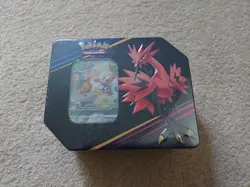 Pokemon TCG Crown Zenith - Large 5 Pack Tin - Galarian Zapdos - New & Sealed - Image 1