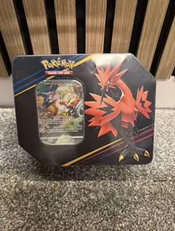 Pokemon TCG | Crown Zenith | Large Tin | New Sealed | Galarian Zapdos - Image 1
