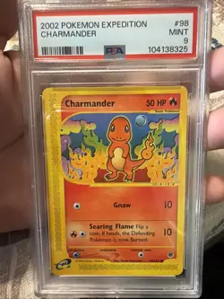 Pokemon Charmander 2002 Expedition Card 98/165 CGC Mint 9 - Image 1