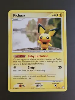 Pichu - 93/123 - Pokemon Mysterious Treasures Card LP - Image 1