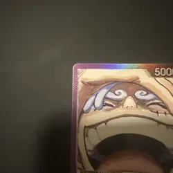 One Piece TCG Monkey D. Luffy Leader Card OP09-061 Alternative Art NM Condition - Image 2