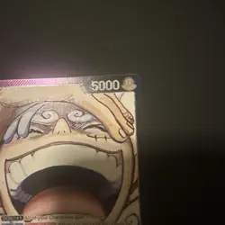 One Piece TCG Monkey D. Luffy Leader Card OP09-061 Alternative Art NM Condition - Image 3