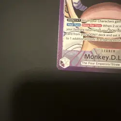 One Piece TCG Monkey D. Luffy Leader Card OP09-061 Alternative Art NM Condition - Image 4