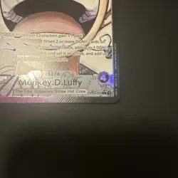 One Piece TCG Monkey D. Luffy Leader Card OP09-061 Alternative Art NM Condition - Image 5