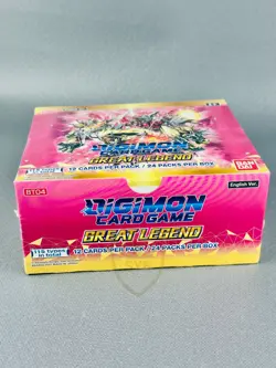 DIGIMON TCG Booster Box BT4 Great Legend BT04 - ENG Nuovo Sealed - Image 4