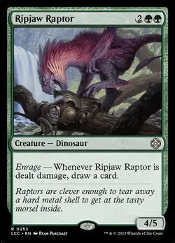 Ripjaw Raptor - Commander: The Lost Caverns of Ixalan - R - #253 - NM - Image 1