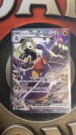 Pokemon TCG Destined Rivals Cynthia's Garchomp EX 232/182 SIR - Image 1