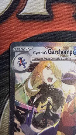 Pokemon TCG Destined Rivals Cynthia's Garchomp EX 232/182 SIR - Image 3