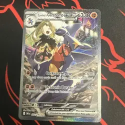 Cynthia's Garchomp ex SIR 232/182 - Destined Rivals. Raw. Pokemon TCG - Image 1
