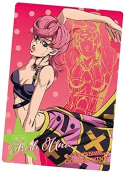 [No. 3 Trish Una (Character Card)] Jojo's Bizarre Adventure Golden Wind Wafers 2 - Image 1