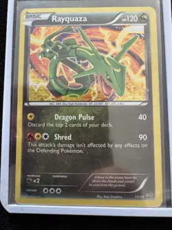 Rayquaza 11/20 Dragon Vault Holo Rare Pokemon Card HP - Image 1