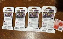 Pokemon TCG Sun and Moon Unified Minds Sleeved Booster Pack X4 - Image 2