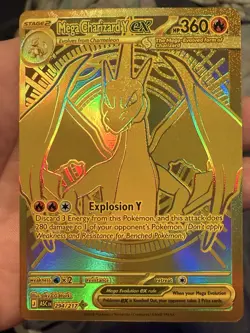 2026 Pokemon Ascended Heroes TCG MEGA CHARIZARD Y EX Full Art GOLD SIR 294/217 - Image 1